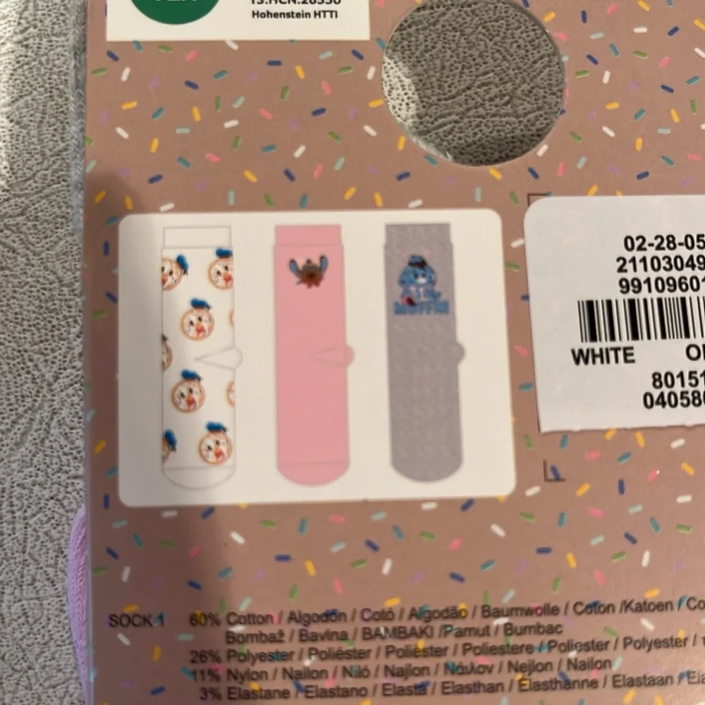 Set of 3 Disney munchlings socks brand new